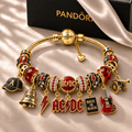 ACD Gold Charm Bracelet Set NHVH