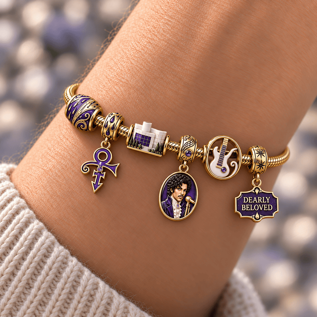 PRCE Gold Charm Bracelet Set HQH